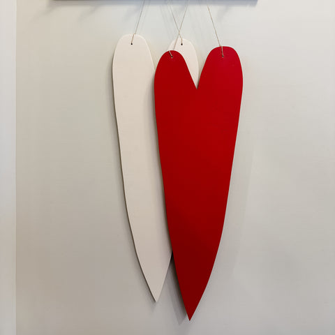 Rustic Wood Heart Sign, Door Hanger Decor