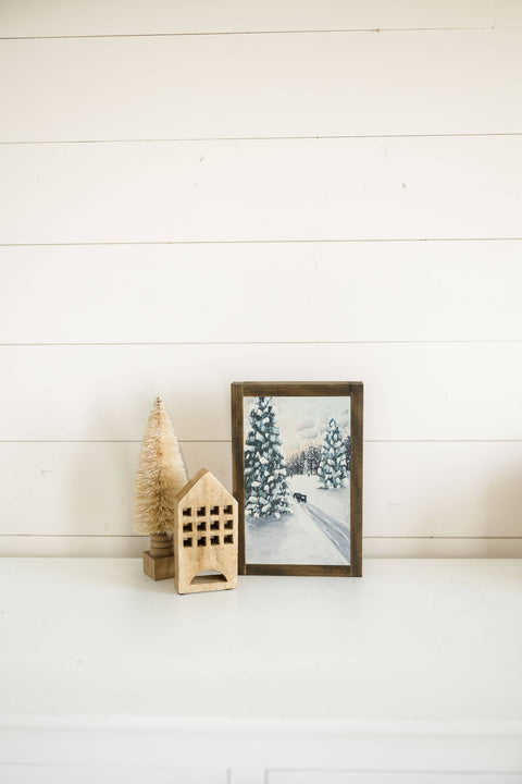 The Cottage After a Snowfall | Fine Art
