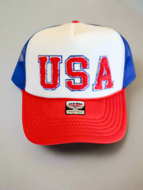 USA & Dolly for President Trucker Hats