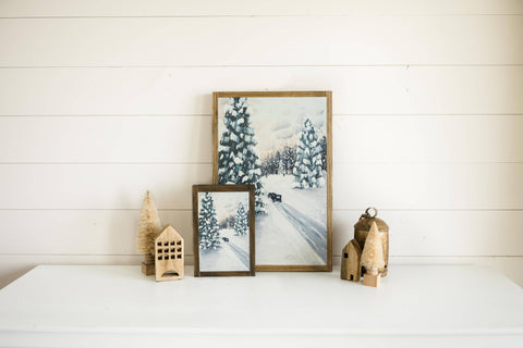 The Cottage After a Snowfall | Fine Art