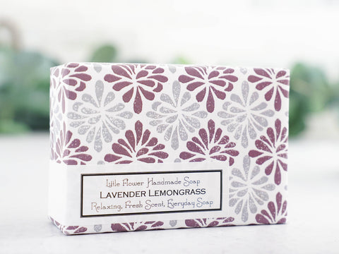 Lavender Lemongrass Handmade Soap