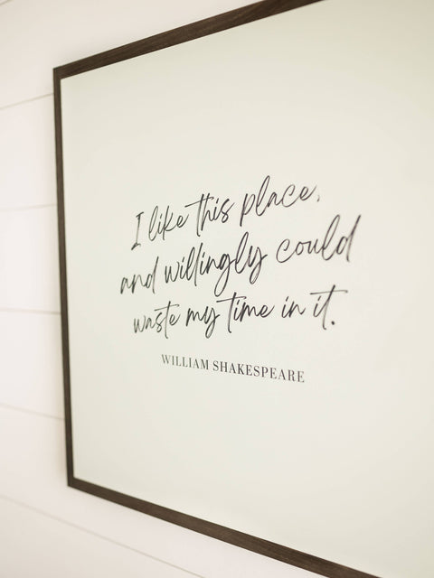 I Like This Place | Wall Art