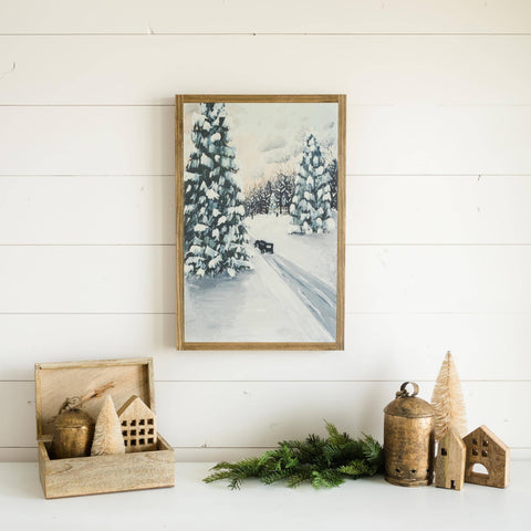 The Cottage After a Snowfall | Fine Art