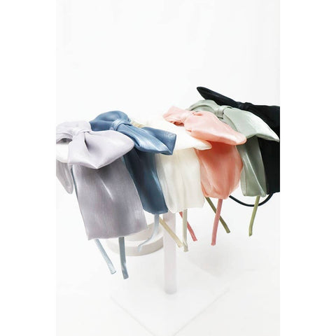 Shimmer Organza Bow Headband