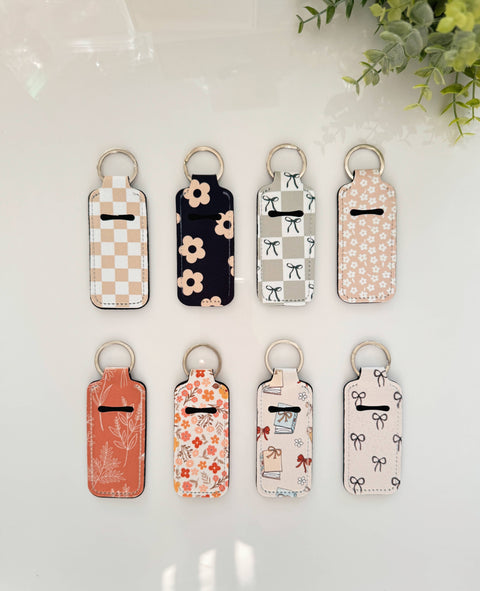 Chapstick Holder Keychain
