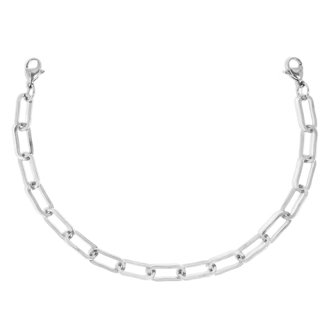 Trucker Hat Chain: 18K Gold PVD Stainless Steel Paperclip