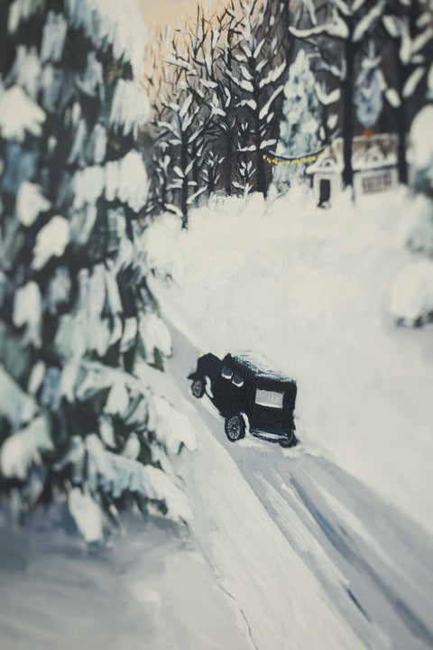 The Cottage After a Snowfall | Fine Art