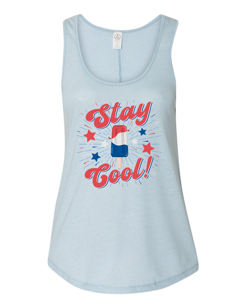 Stay Cool Adult Tanks & Tees, Summer & 4th of July