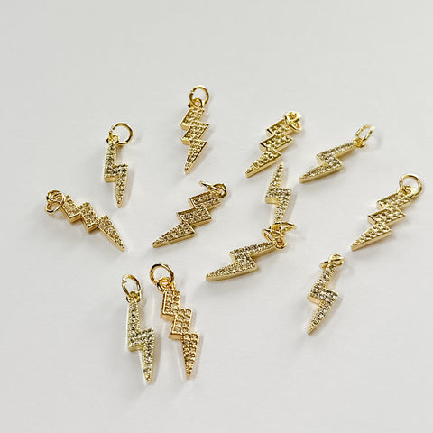 Lightning Bolt Storm Charm, 2 Styles