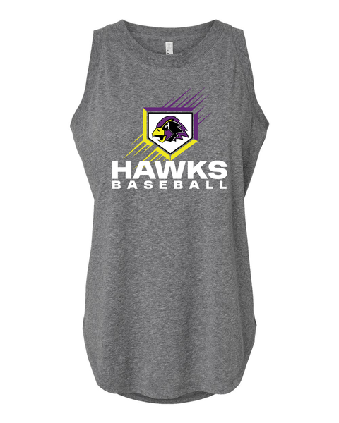 Chaska Hawks Baseball Diamond Tank Top - Women's Cut