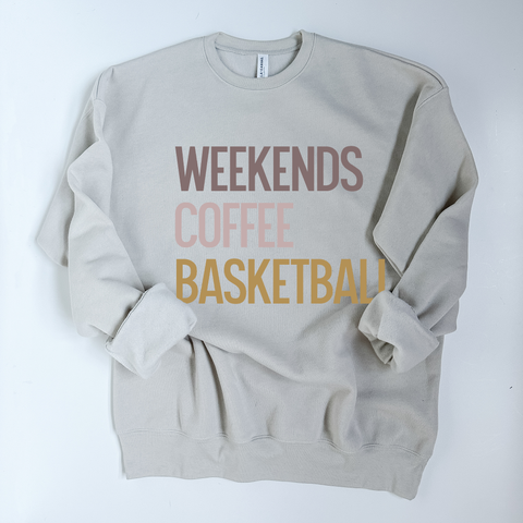 Weekends. Coffee. Sports. Ultra Soft Sweatshirt - Multiple Sports Available
