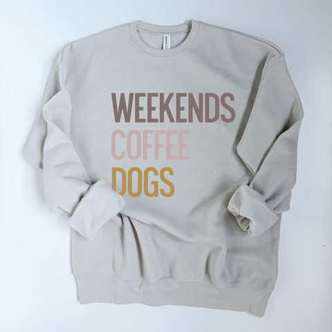 Weekends. Coffee. Sports. Ultra Soft Sweatshirt - Multiple Sports Available