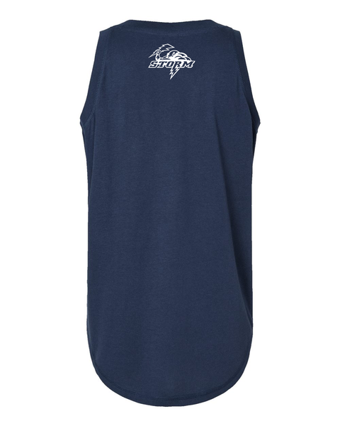 Chan Storm Softball Navy Tank Top - Girls & Womens Fits