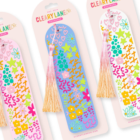 Acrylic Bookmark with Tassel - Choose your design