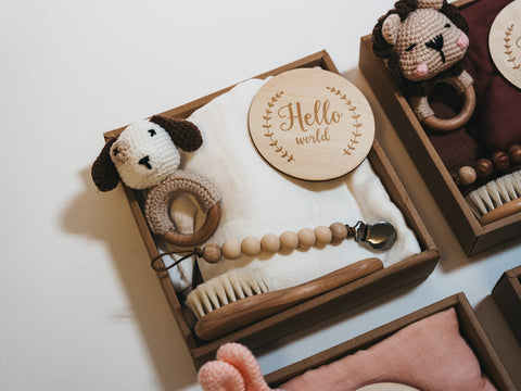 Welcome Baby Gift Box - Charming 6-Piece Set for Newborns