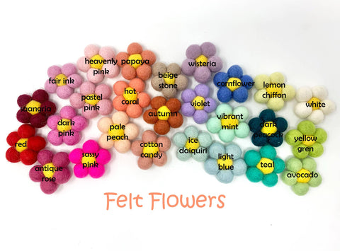 Felt Flowers