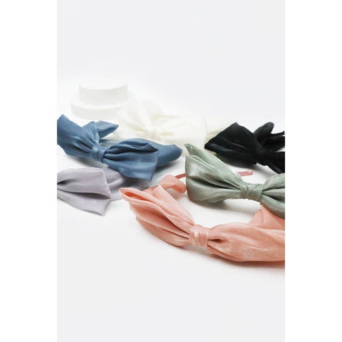 Shimmer Organza Bow Headband