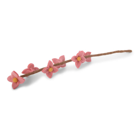 Dusty Red Flowers on Stalk