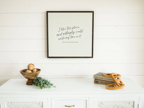 I Like This Place | Wall Art