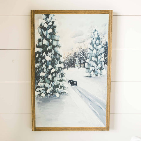 The Cottage After a Snowfall | Fine Art