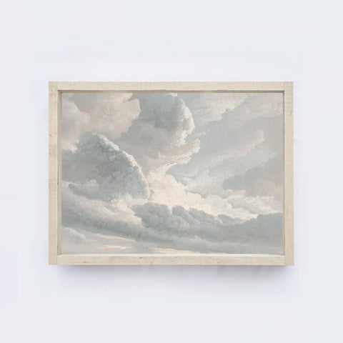 Vintage Framed Print | Cloud Study A39
