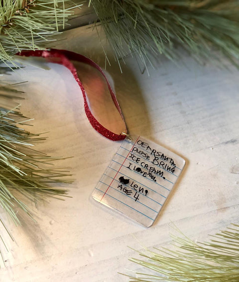 Letter to Santa Keepsake Ornament Kit