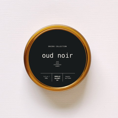 Oud Noir Travel Candle, Encens Collection, Oud Candle