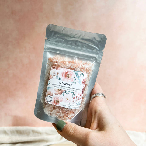 Unwind | soothing + calming bath salt soak