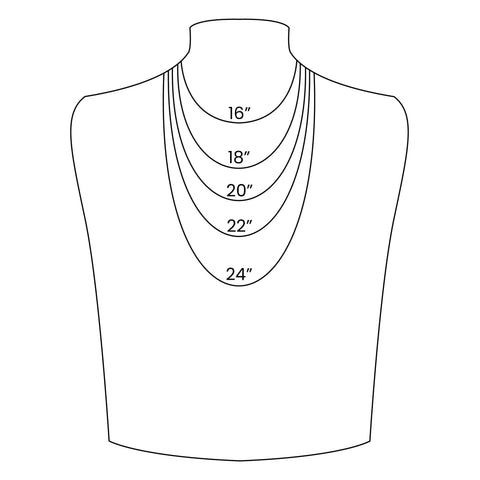 Gold 16" Stainless Steel Loop Chain Necklace