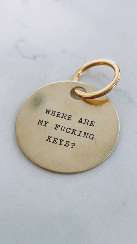 Brass Keychain