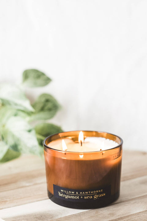 Handcrafted Soy Candles: Vanilla + Cream / 13.5 oz