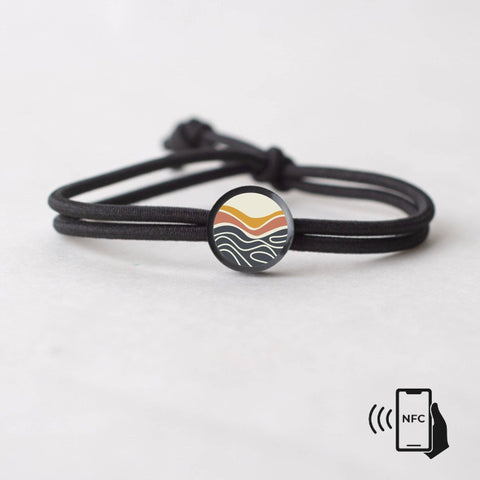Daily Inspiration Smart Bracelet - Abstract Image - Elastic