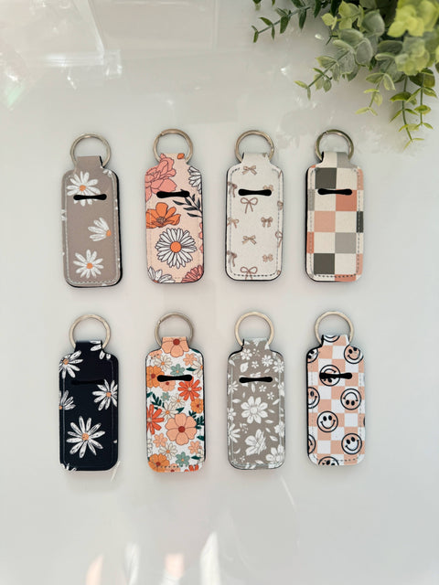 Chapstick Holder Keychain