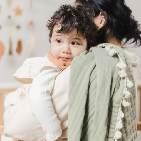 6 Layer Muslin Blanket Fern