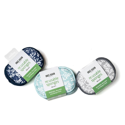 RE:Usable Sponge (Set of 3) - Herbage in Navy