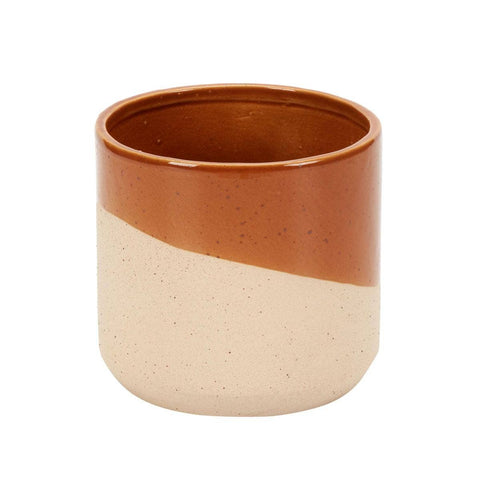 Dipped Glaze Planters/Plant Pots, 5.1"D