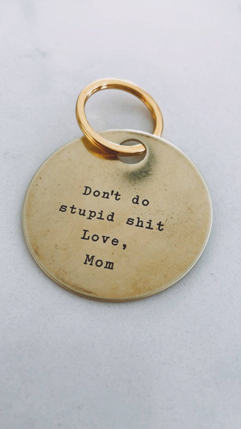 Brass Keychain