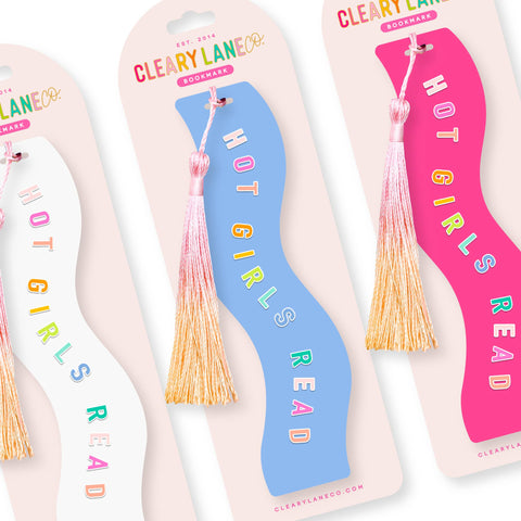 Acrylic Bookmark with Tassel - Choose your design