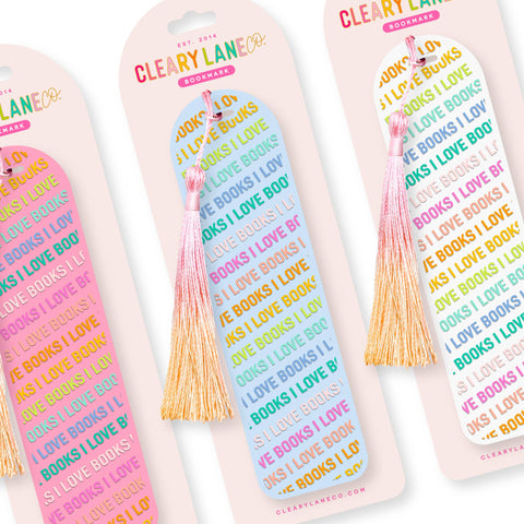 Acrylic Bookmark with Tassel - Choose your design