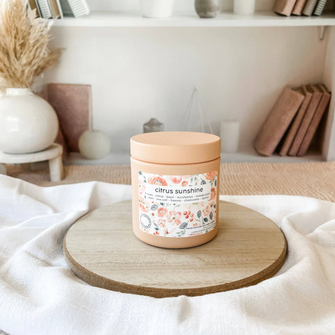 Citrus sunshine | deluxe soy candle tin