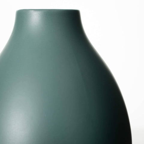 MATTE TEAL TEARDROP VASE