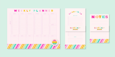 Notepad | 4"x6" | Rainbow Stripes