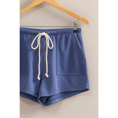 Comfy Mid-Waist Drawstring Shorts