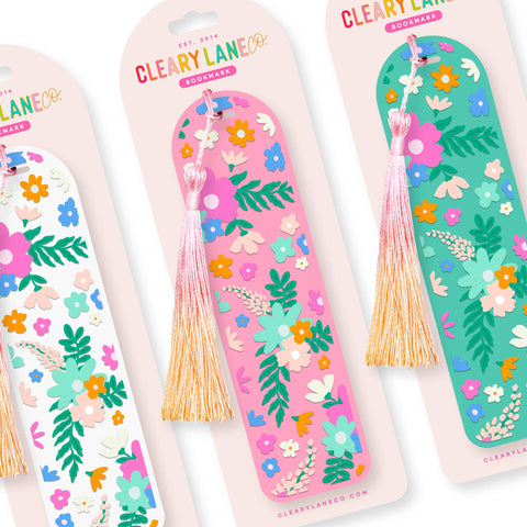 Acrylic Bookmark with Tassel - Choose your design