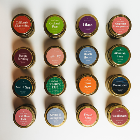 Thank You! Soy Candle - 4 oz Gold Travel Tin