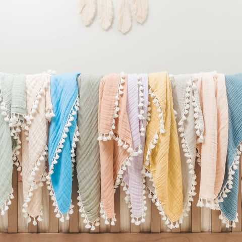 6 Layer Muslin Blanket Fern