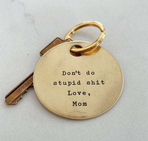 Brass Keychain