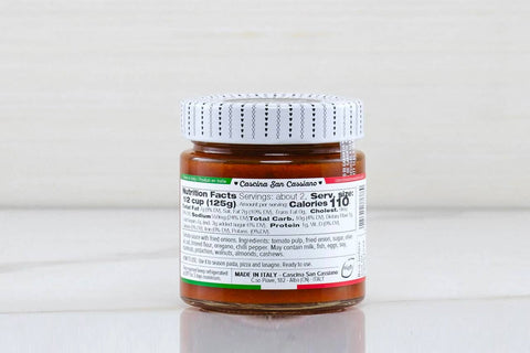 Italian Pizza Tomato Sauce with Fried Onion