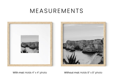 Square Beige Picture Frame - 8x8 or 16x16