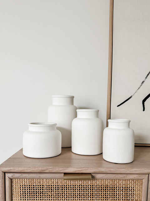 Areti Ceramic Textured Vases